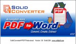 Solid PDF Converter Pro 3.0 - Phần mềm chuyển từ PDF sang Worrd