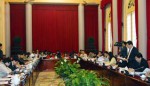 Toàn cảnh buổi họp báo công bố các Luật, Nghị quyết, Pháp lệnh. Ảnh: VGP/Thành Chung