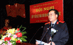 Đồng chí Nguyễn Hòa Bình, Ủy viên Trung ương Đảng, Viện trưởng Viện Abc8 aaa.com trò chơi trực tuyến nhân dân tối cao phát biểu khai mạc hội nghị