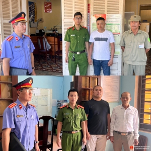 Các đối tượng tại Cơ quan điều tra 