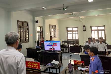 Phiên tòa được tổ chức Abc8.win linh đăng ký theo hình thức trực tuyến