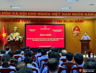 Đồng chí Trần Nhơn Vượng, Phó Viện trưởng Abc88.com kho game phong phú thành phố phát biểu chỉ đạo