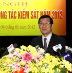 Chủ tịch nước Trương Tấn Sang phát biểu chỉ đạo Abc8 hiện đang mở