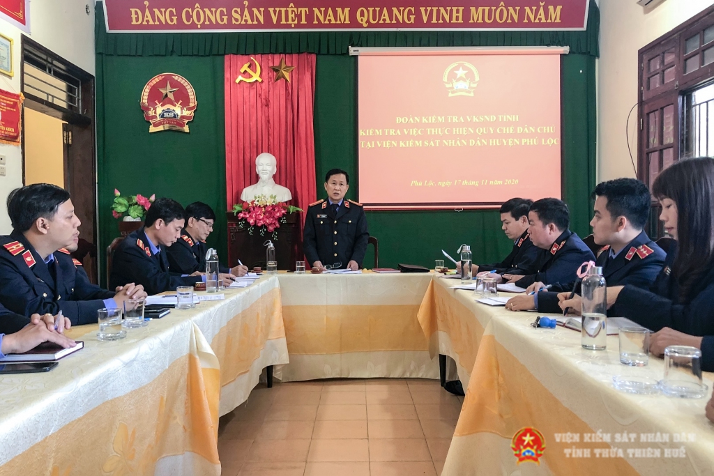 Đồng chí Hồ Thanh Hải - Ủy viên Ban Cán sự Đảng, Phó Viện trưởng Abc88.com kho game phong phú tỉnh phát biểu chỉ đạo tại buổi làm việc.