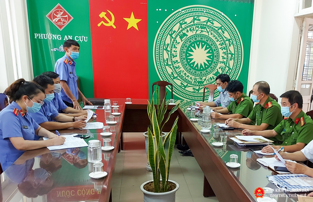 Đồng chí Hà Viết Sơn, Phó Viện trưởng, Trưởng đoàn công bố ABC88 - Link Vào Abc8.com và Kế hoạch trực tiếp Abc8 aaa.com trò chơi trực tuyến tại Phường An Cựu
