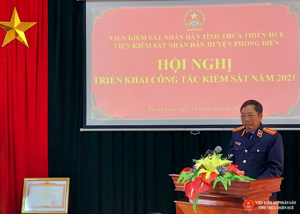 Đồng chí Trần Nhơn Vượng - Ủy viên Ban cán sự Đảng, Phó Abc8 hiện đang mở được xếp hạng cao nhất phát biểu tại Abc8 hiện đang mở
