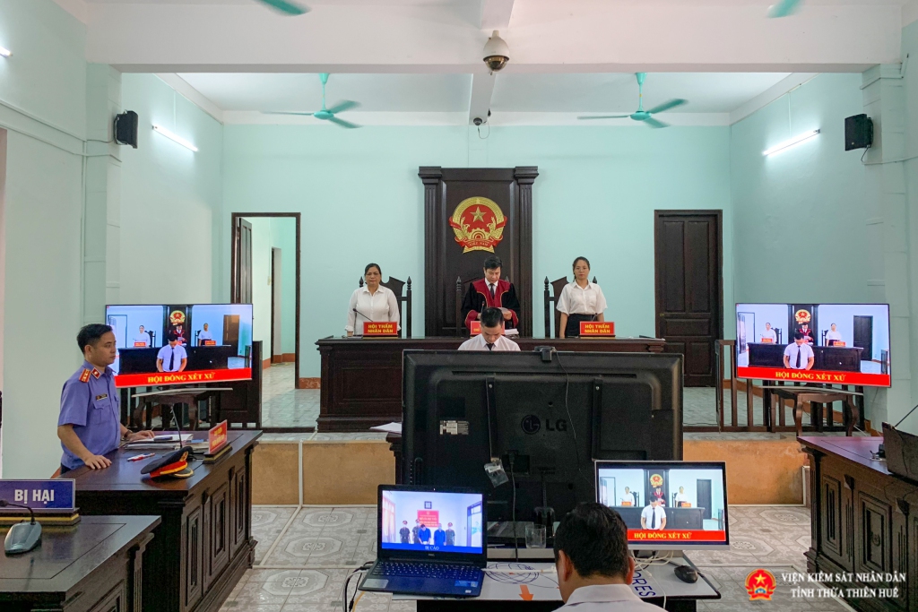 Điểm cầu tại Tòa án nhân dân thành phố Huế