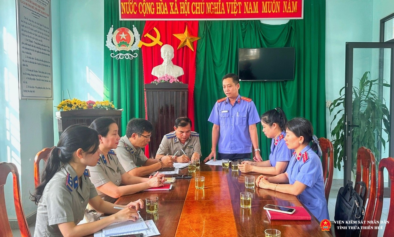 Đồng chí Nguyễn Hữu Quỳnh – Trưởng đoàn, Phó Viện trưởng phát biểu tại Buổi công bố dự thảo Kết luận