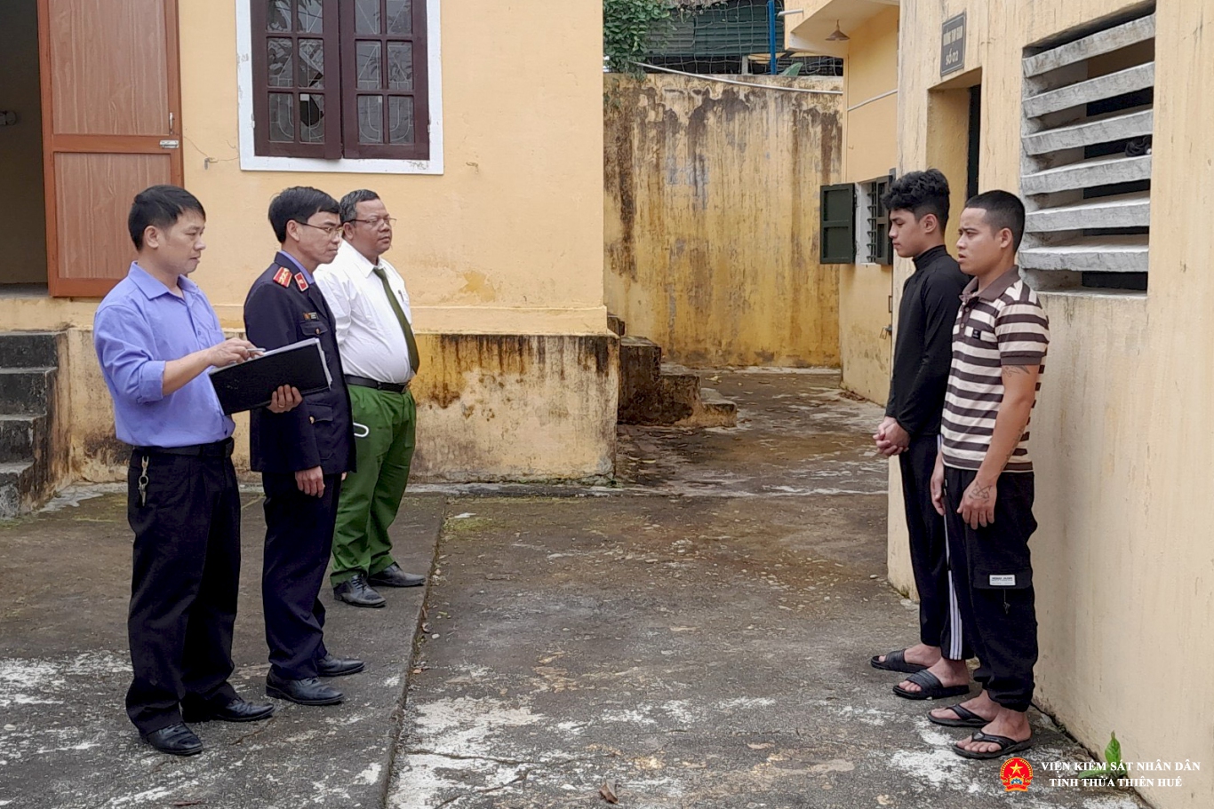 Đoàn kiểm tra thăm hỏi, động viên người chấp hành án