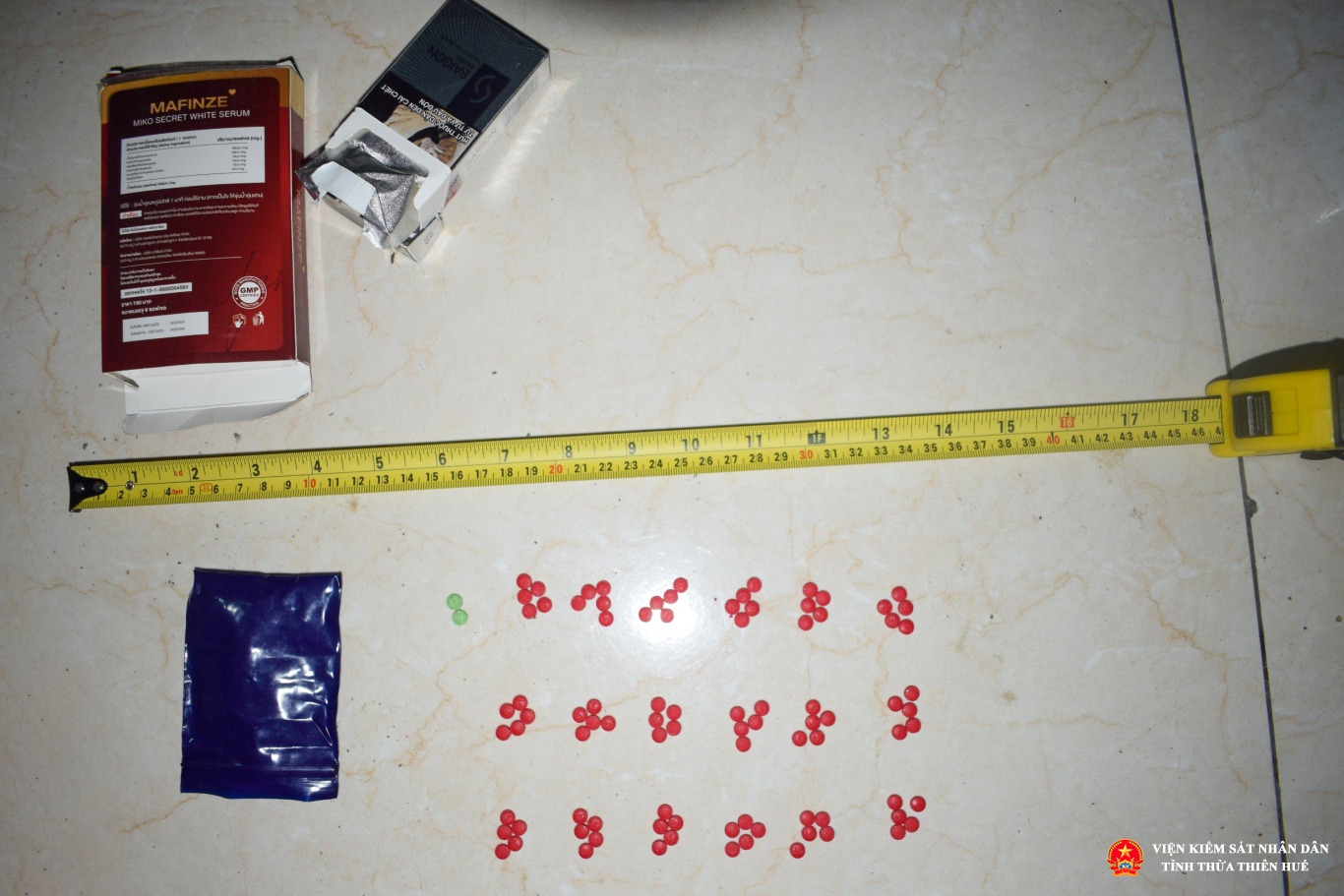 Tang vật thu được từ ABC88 nổ hũ