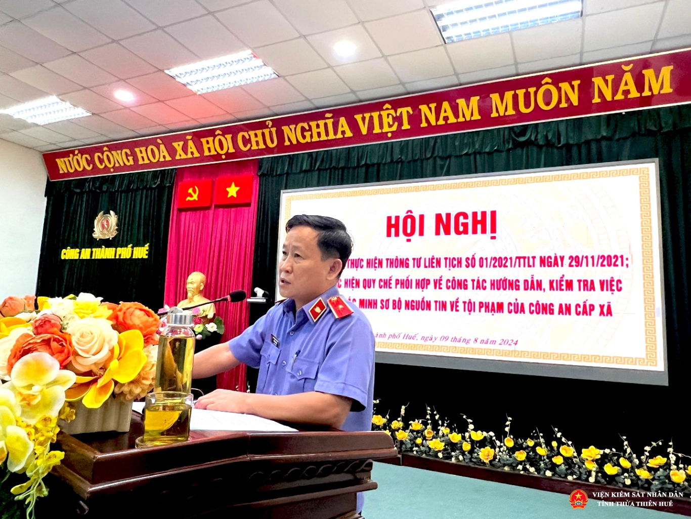Đồng chí Hồ Thanh Hải - Viện trưởng Abc88.com kho game phong phú tỉnh đã phát biểu chỉ đạo