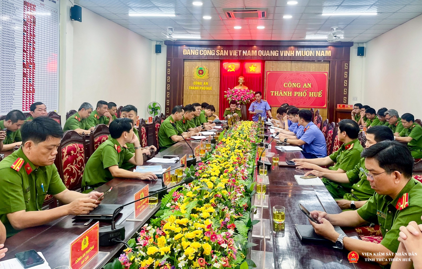 Trực tiếp Abc8 aaa.com trò chơi trực tuyến tại cơ quan Cảnh sát điều tra công an thành phố Huế