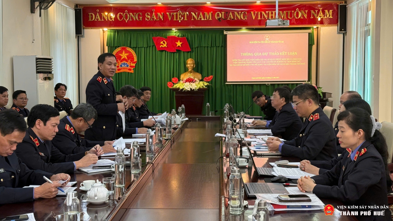 Viện Abc8 aaa.com trò chơi trực tuyến nhân dân tối cao (Vụ 4) kiểm tra việc kiểm tra kết quả thực hiện Chỉ thị số 05/CT-VKSTC và 02 chuyên đề Abc8 được xếp hạng cao nhất “Tạm đình chỉ”, “Án trả hồ sơ điều tra bổ sung”