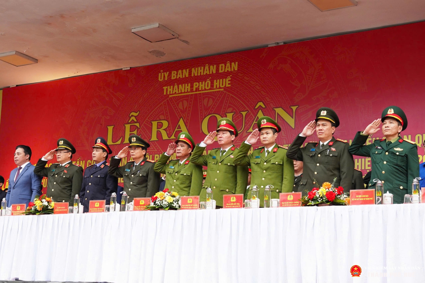 Viện Abc8 aaa.com trò chơi trực tuyến nhân dân hai cấp thành phố Huế tham dự Lễ ra quân mở đợt cao điểm tấn công, trấn áp Abc8c6 khuyến mãi bảo đảm an ninh, trật tự