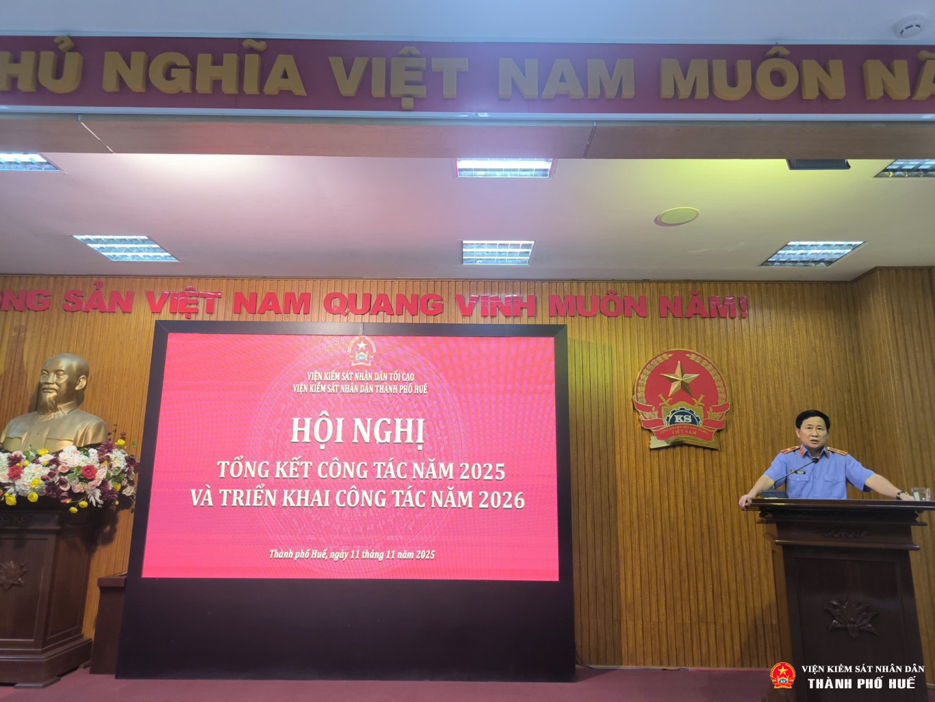 Đồng chí Hồ Thanh Hải Viện trưởng Abc88.com kho game phong phú thành phố Huế phát biểu chỉ đạo