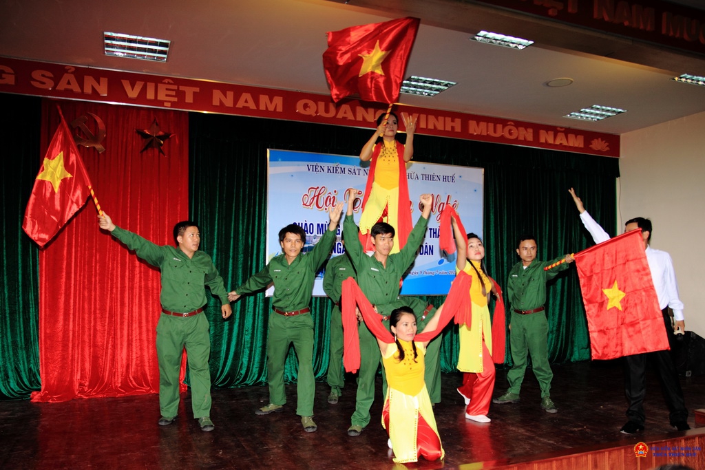 Hội diễn văn nghệ chào mừng 55 năm thành lập ngành KSND
