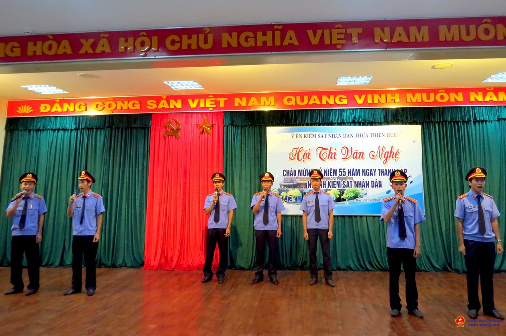 Hội diễn văn nghệ chào mừng 55 năm thành lập ngành KSND