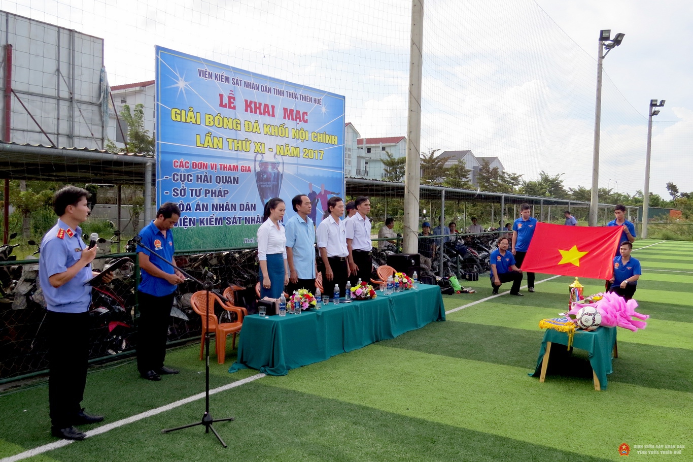 Hình ảnh Giải bóng đá Khối Nội chính lần thứ XI năm 2017