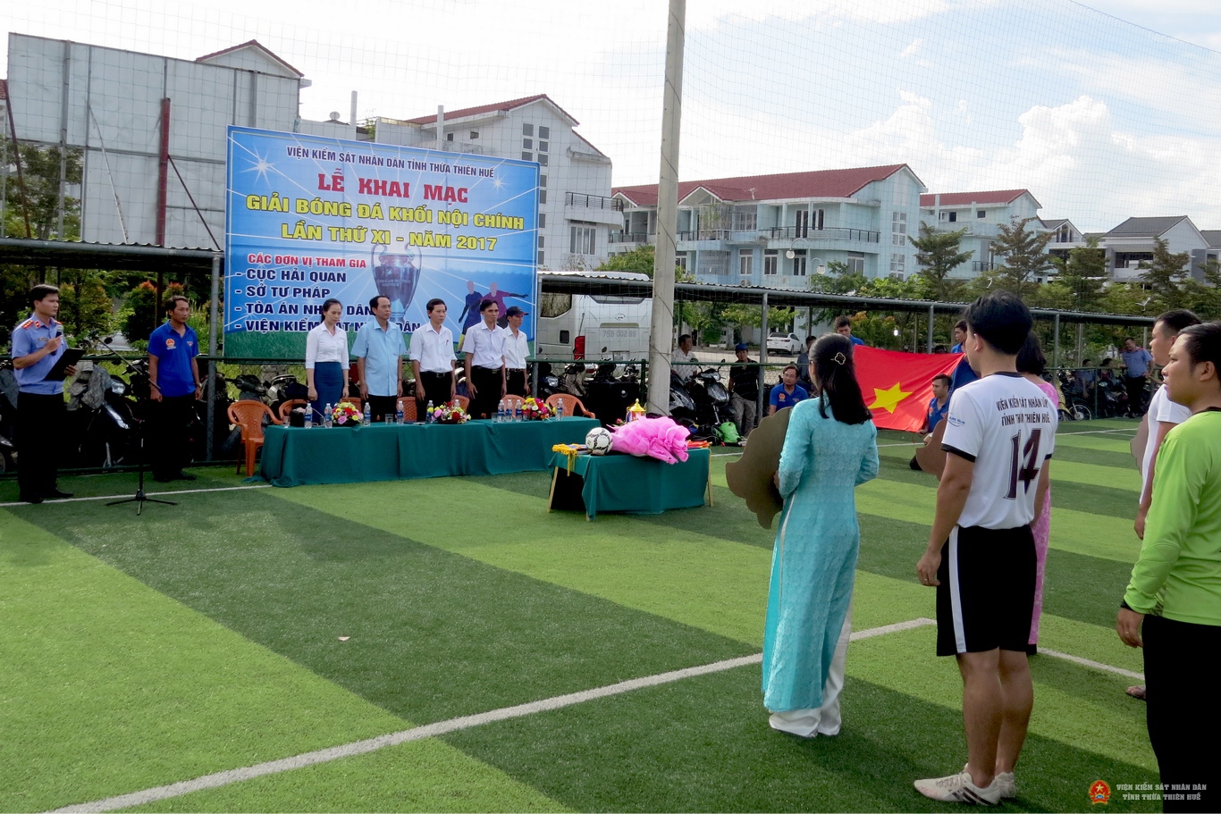 Hình ảnh Giải bóng đá Khối Nội chính lần thứ XI năm 2017