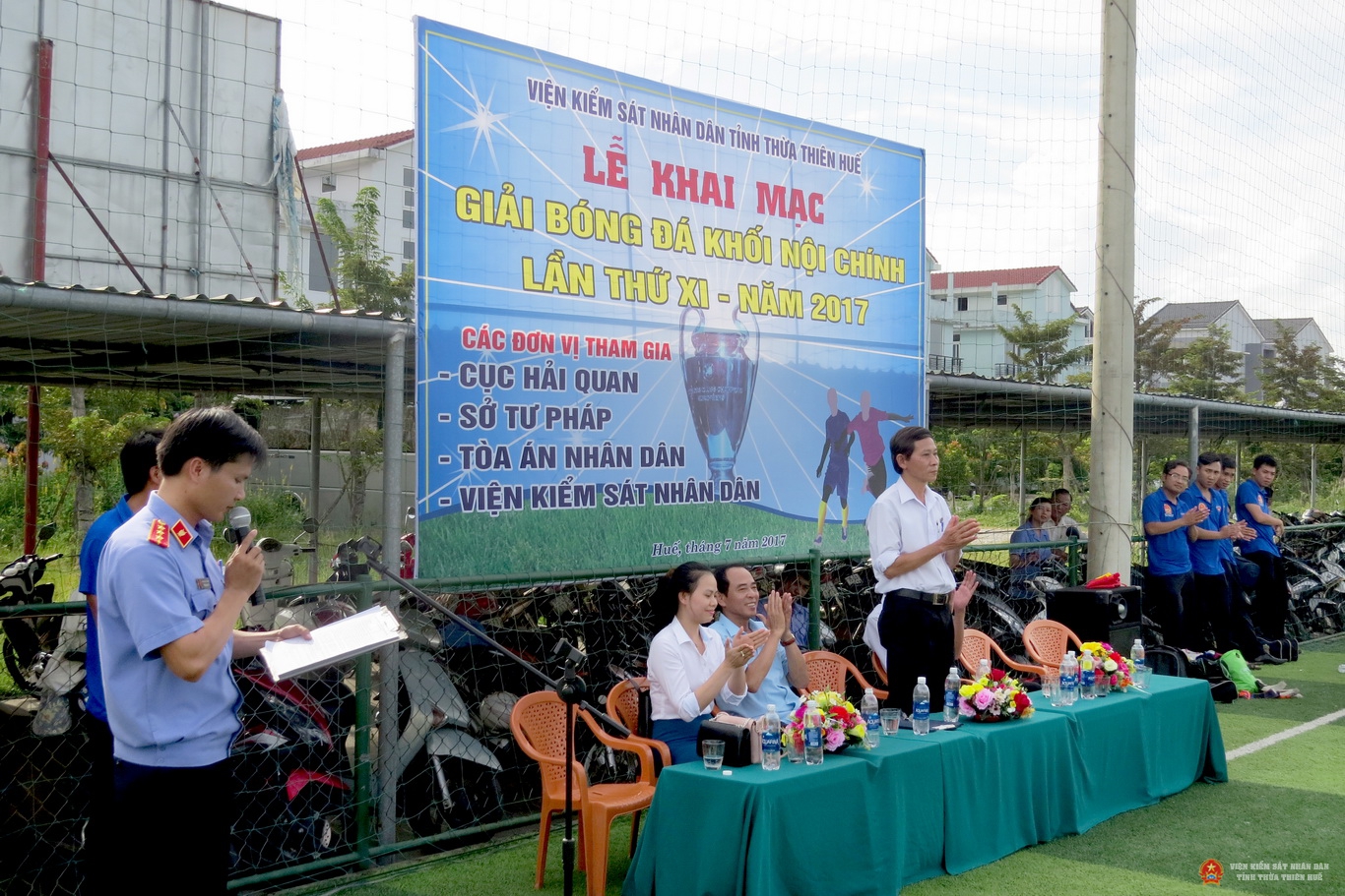 Hình ảnh Giải bóng đá Khối Nội chính lần thứ XI năm 2017