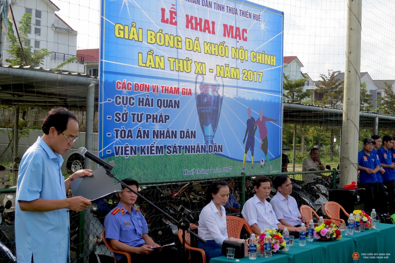 Hình ảnh Giải bóng đá Khối Nội chính lần thứ XI năm 2017