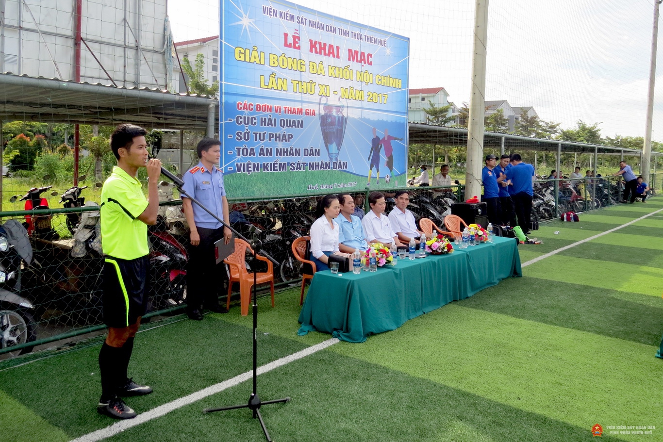 Hình ảnh Giải bóng đá Khối Nội chính lần thứ XI năm 2017