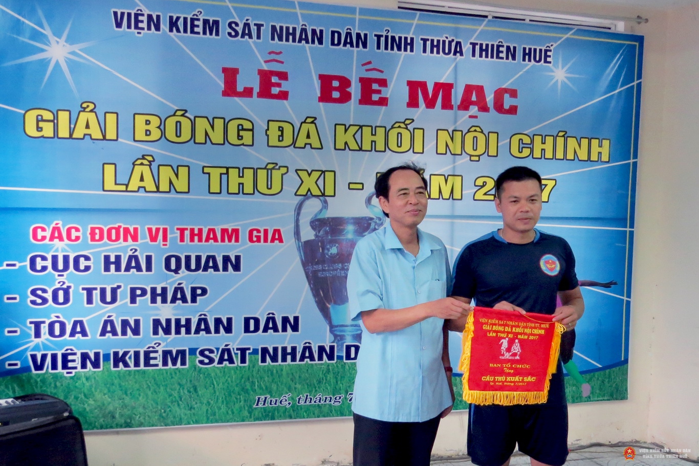 Hình ảnh Giải bóng đá Khối Nội chính lần thứ XI năm 2017