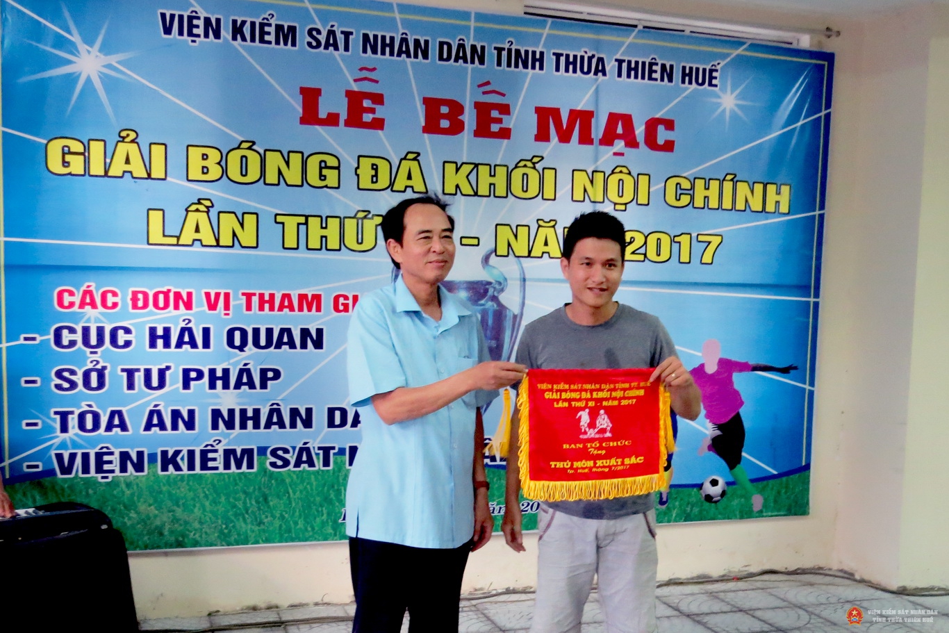 Hình ảnh Giải bóng đá Khối Nội chính lần thứ XI năm 2017