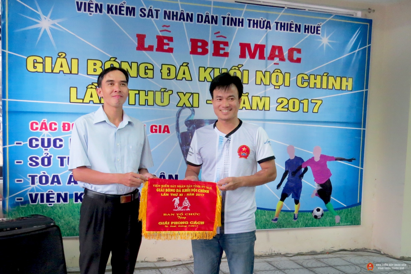Hình ảnh Giải bóng đá Khối Nội chính lần thứ XI năm 2017